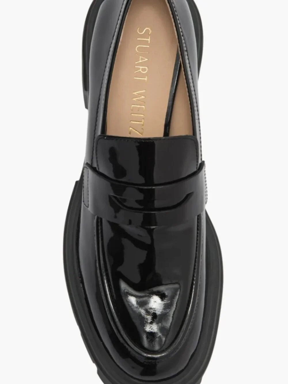 Stuart Weitzman Soho Loafer - Black Patent Leather - Size 8.5 - Never Been Worn